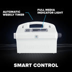 Robotic Pool Cleaner (2025 Model) with Multimedia, Oversized Leaf Bag, Standard & Ultrafine Filters, Weekly Timer, Waterline Cleaning & More for In-ground Swimming Pools up to 50ft
