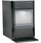 Countertop Nugget Ice Maker | Ice Machine with WiFi Connectivity | Smart Home Kitchen Essentials | Black Stainless