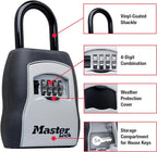 Key Lock Box, Outdoor Lock Box Bundle with SentrySafe Fireproof and Waterproof Safe, 1.23 Cubic Feet