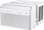 U-Shaped Inverter Window Air Conditioner 12,000BTU with Open Window Flexibility, Robust Installation,Extreme Quiet, 35% Energy Saving, Smart Control, Alexa, Remote, Bracket Included.
