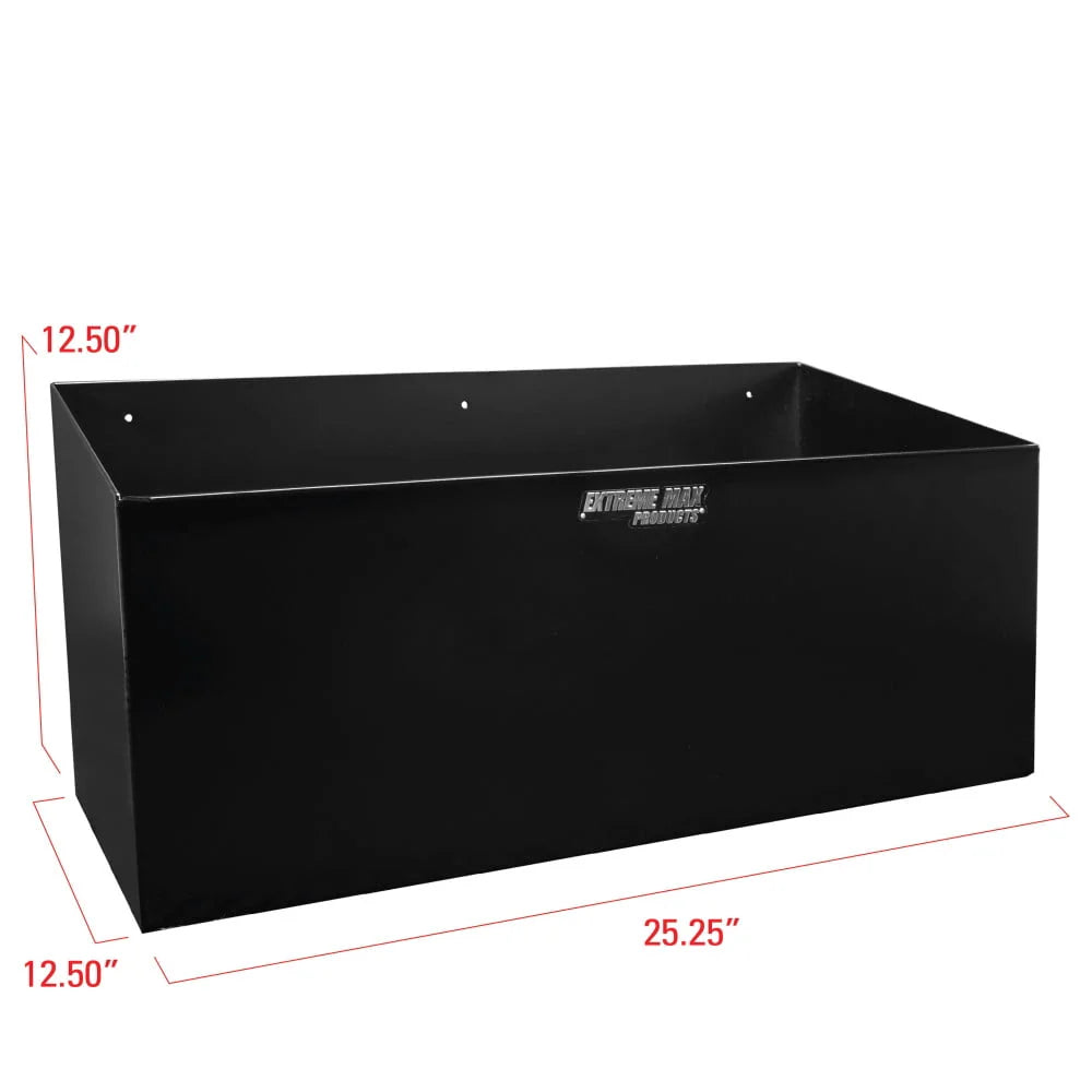 Dual Fuel Jug Holder – Aluminum Design for Two 5 Gallon Jugs, Black Storage Organizer for Trailers & Garages