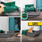Automatic Litter Box (Self Cleaning Litter Box, Cat Litter Box with No Expensive Refills)