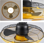 Outdoor Ceiling Fan with Light, Plug in Ceiling Fan with Remote, Gazebo Fans Outdoor Hanging for Patios Waterproof, Wet Rated Hanging Fan with App Control